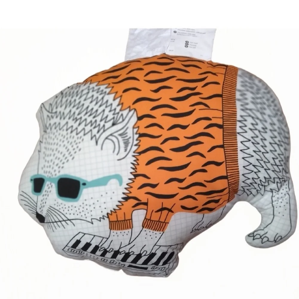 Ikea Thorine Hedgehog Throw Pillow Plush 18